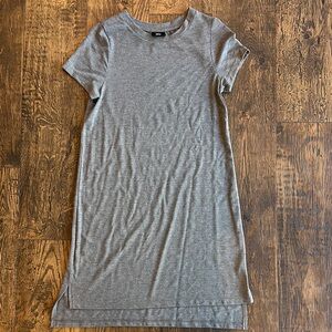 Gray Short Sleeve Dress